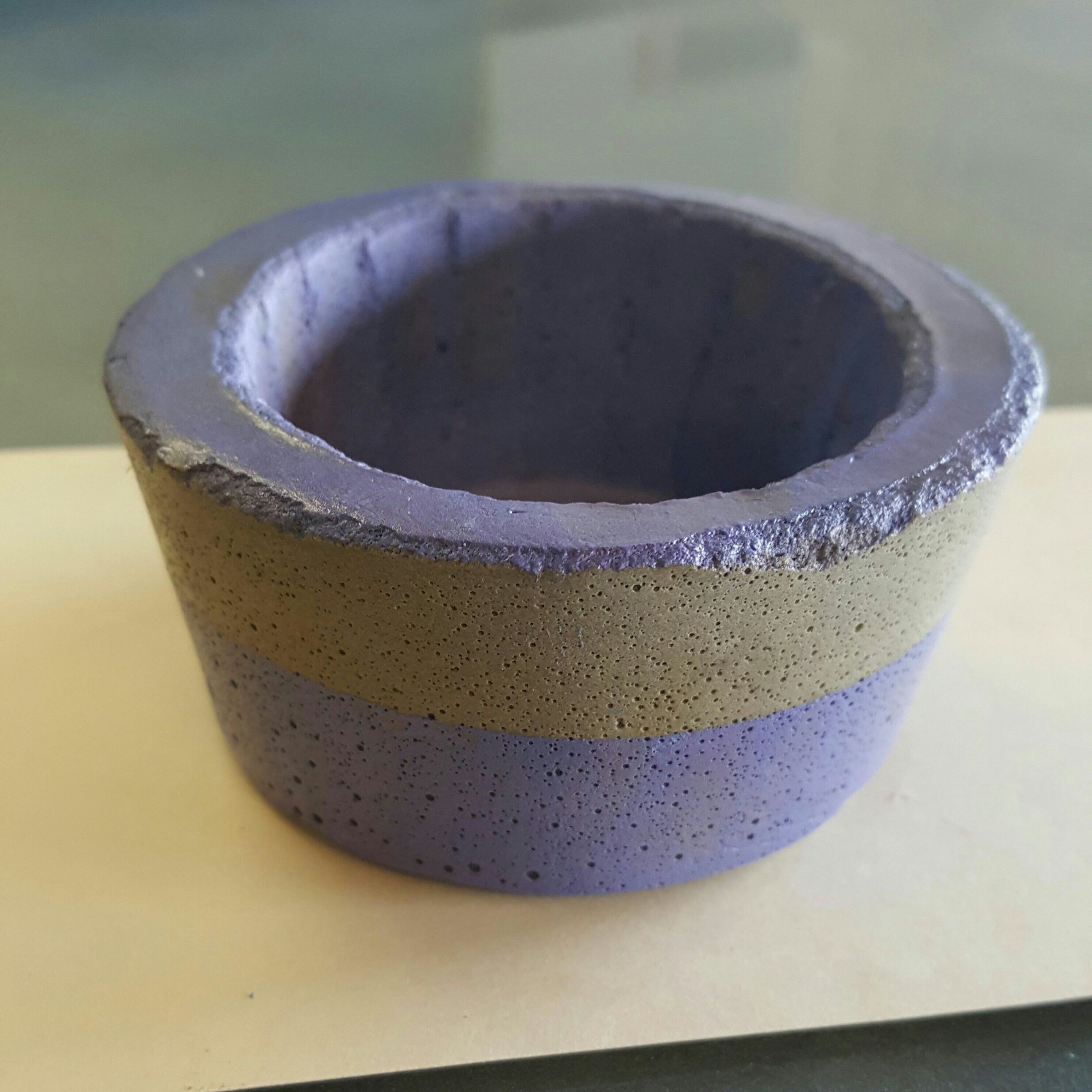DIY Purple Concrete Votives 7 Steps (with Pictures) Instructables
