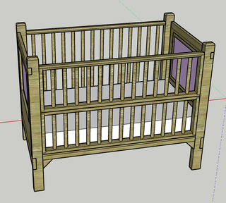 Homemade shop baby crib