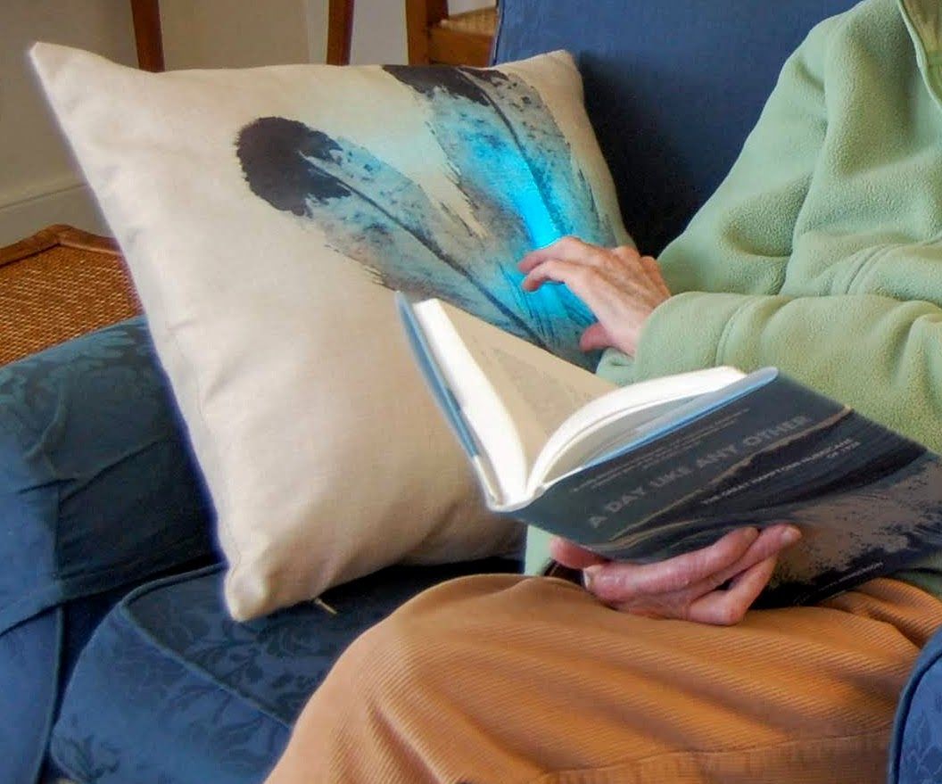 Web-connected Glow Pillows