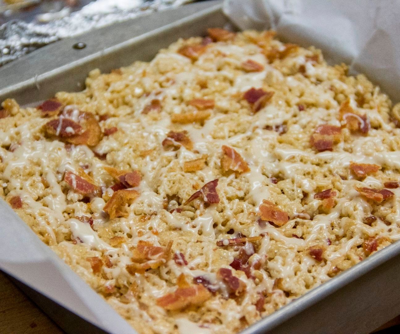 Bacon Bourbon Rice Krispy Treats