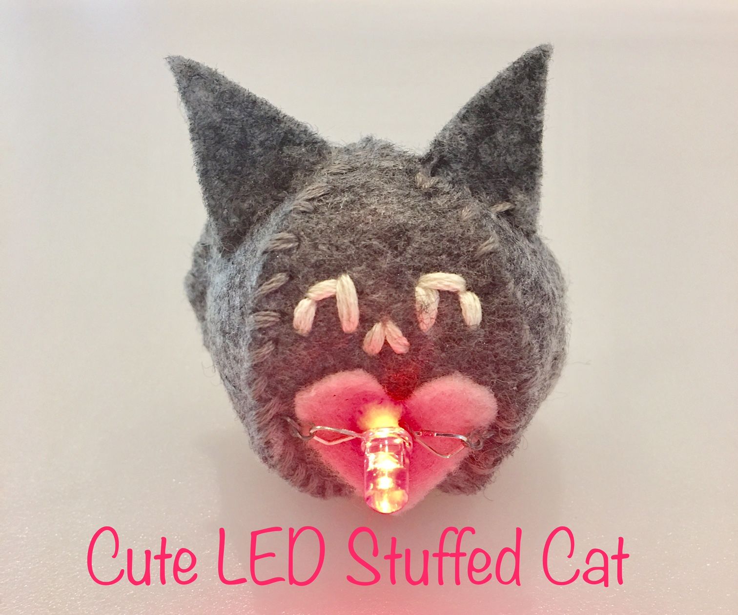 Cute LED Stuffed Cat