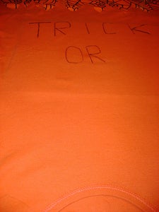 Creating Trick-or-treat Bag Top