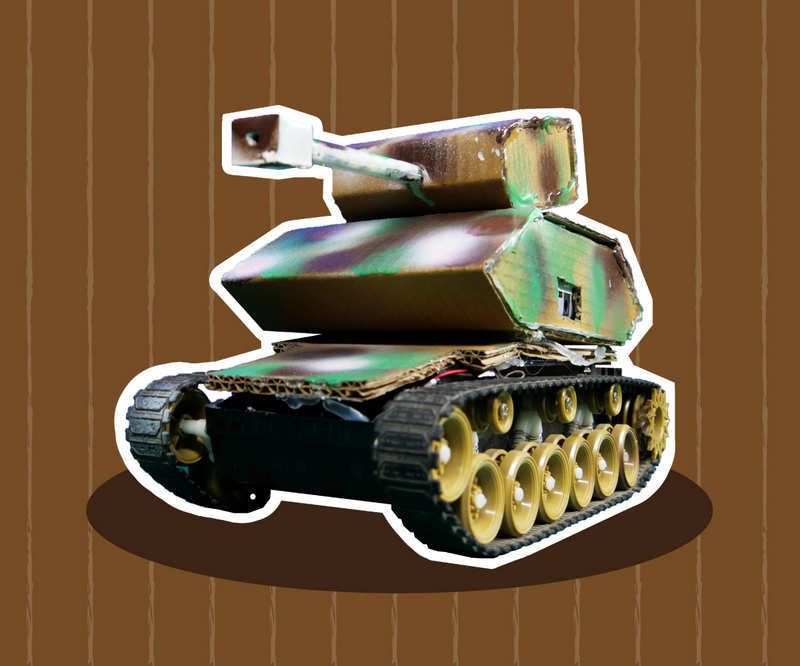 ATV Battle Tank : Smartphone Controlled Tank Robot