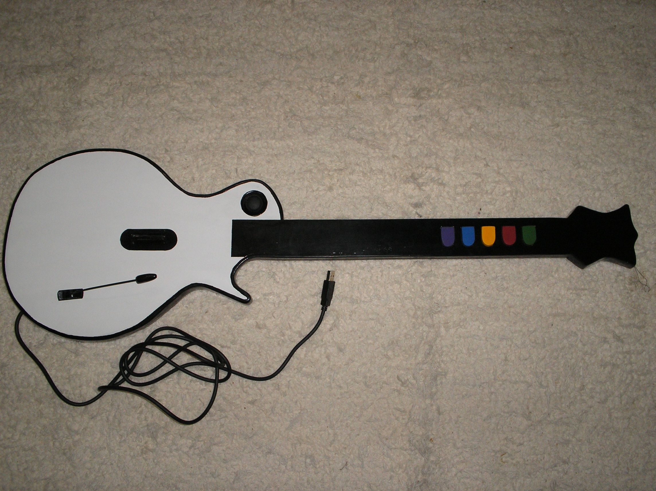 Homemade Guitar Hero Gibson Controller - Guitarra Gibson para Guitar Hero