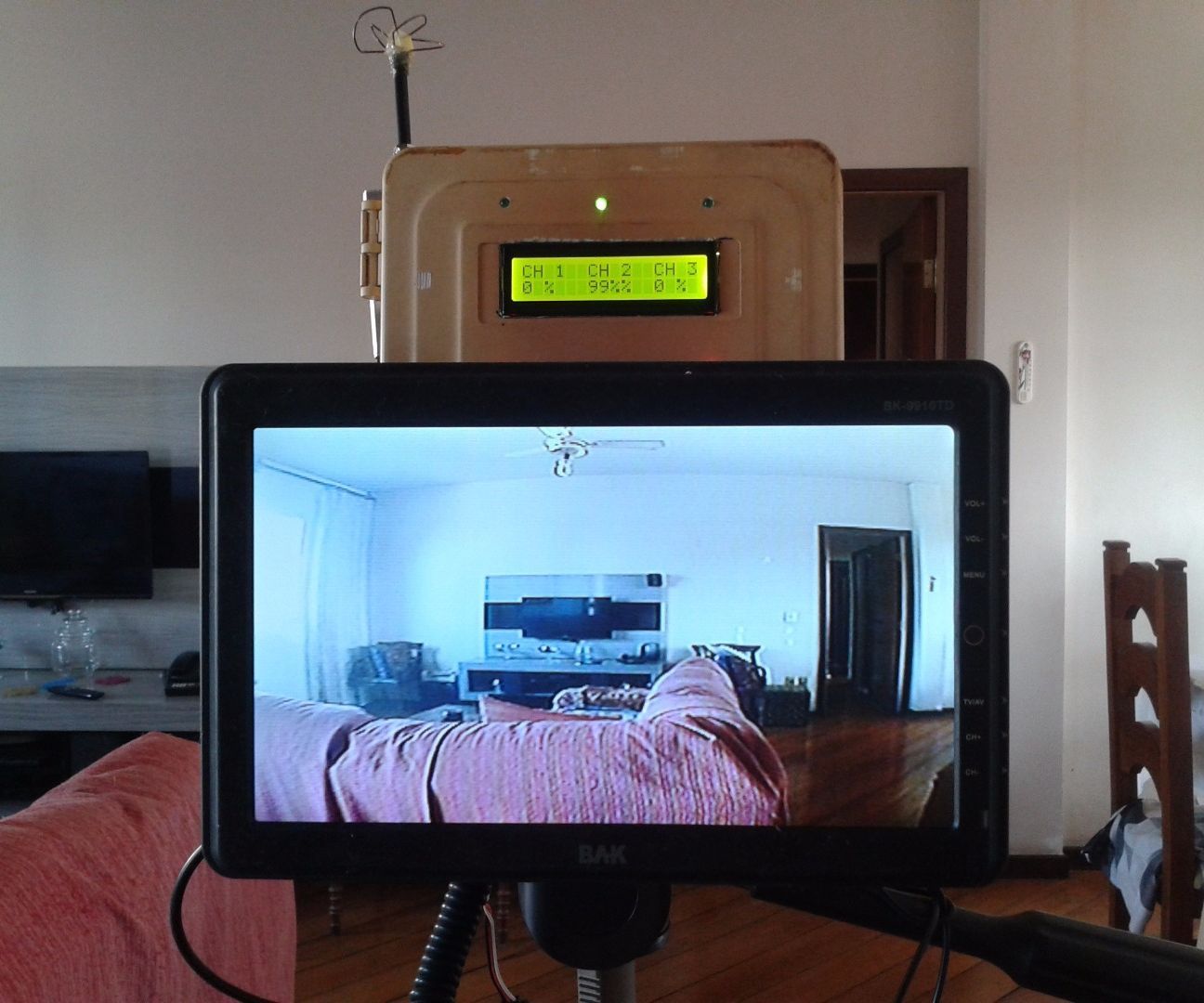 Diversity FPV De 3 Canais Baseado Em RSSI