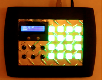 Homemade MPC Style MIDI Controller