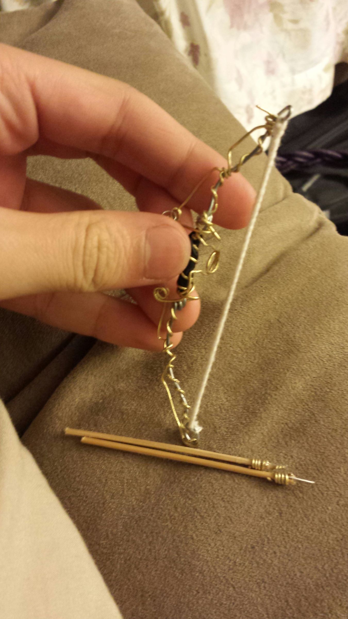 DIY Mini Steampunk Bow