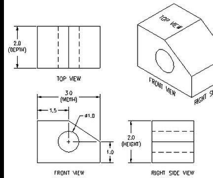 Oblique Perspective, Draw Easily. Perspectiva Cavaleira, Desenhe Fácilmente.