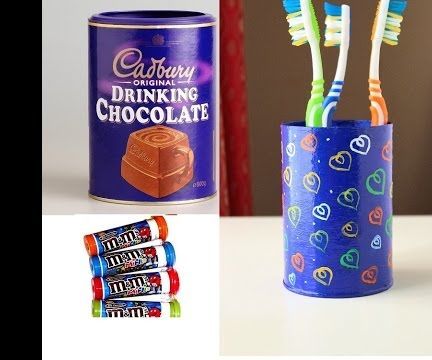 How to Make a Toothbrush Holder /Toothbrush Holder DIY/Best Out of Waste