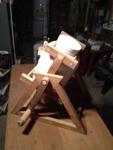 Wood Scrap Camping Washing Machine