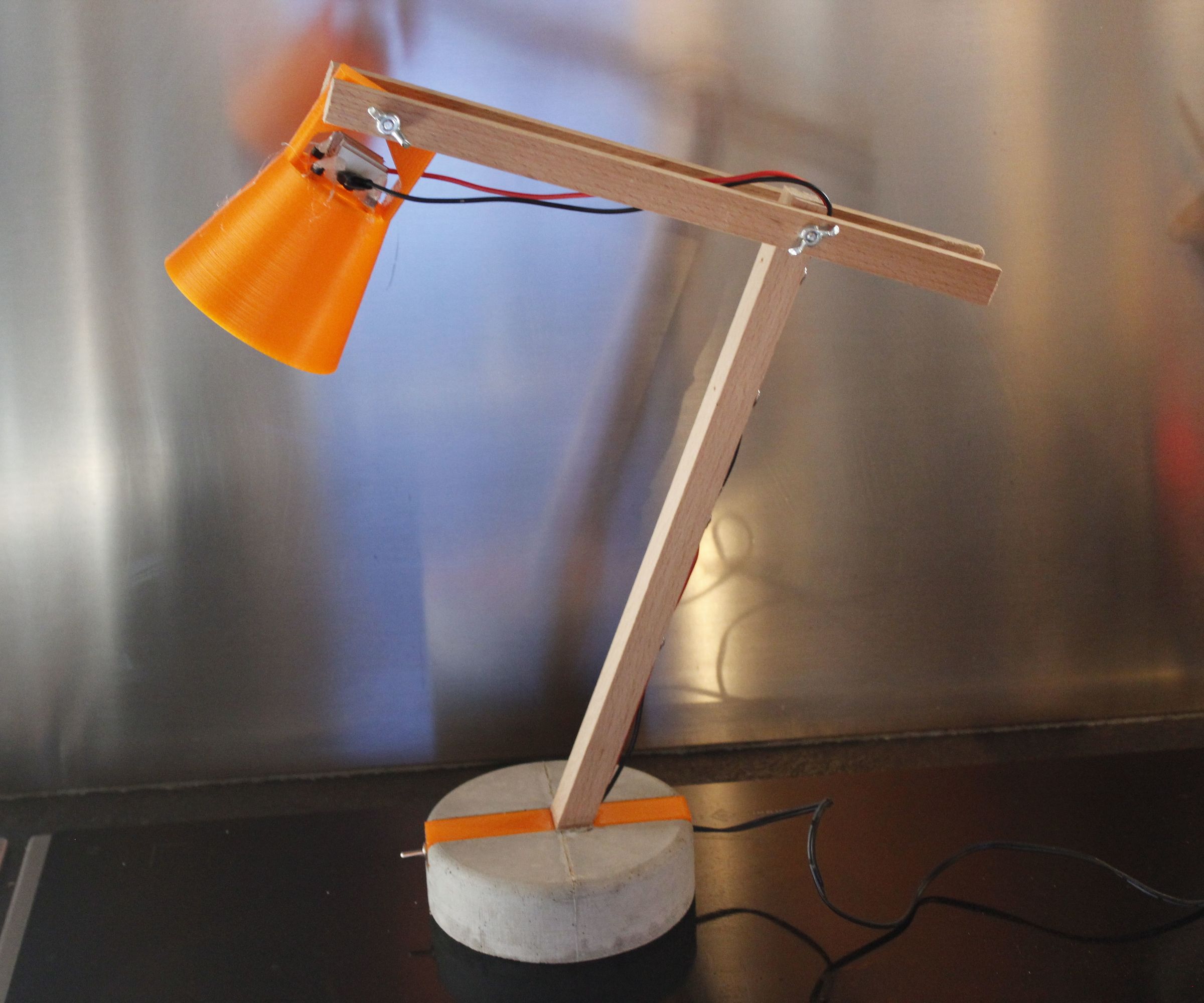 Concrete Desk Lamp