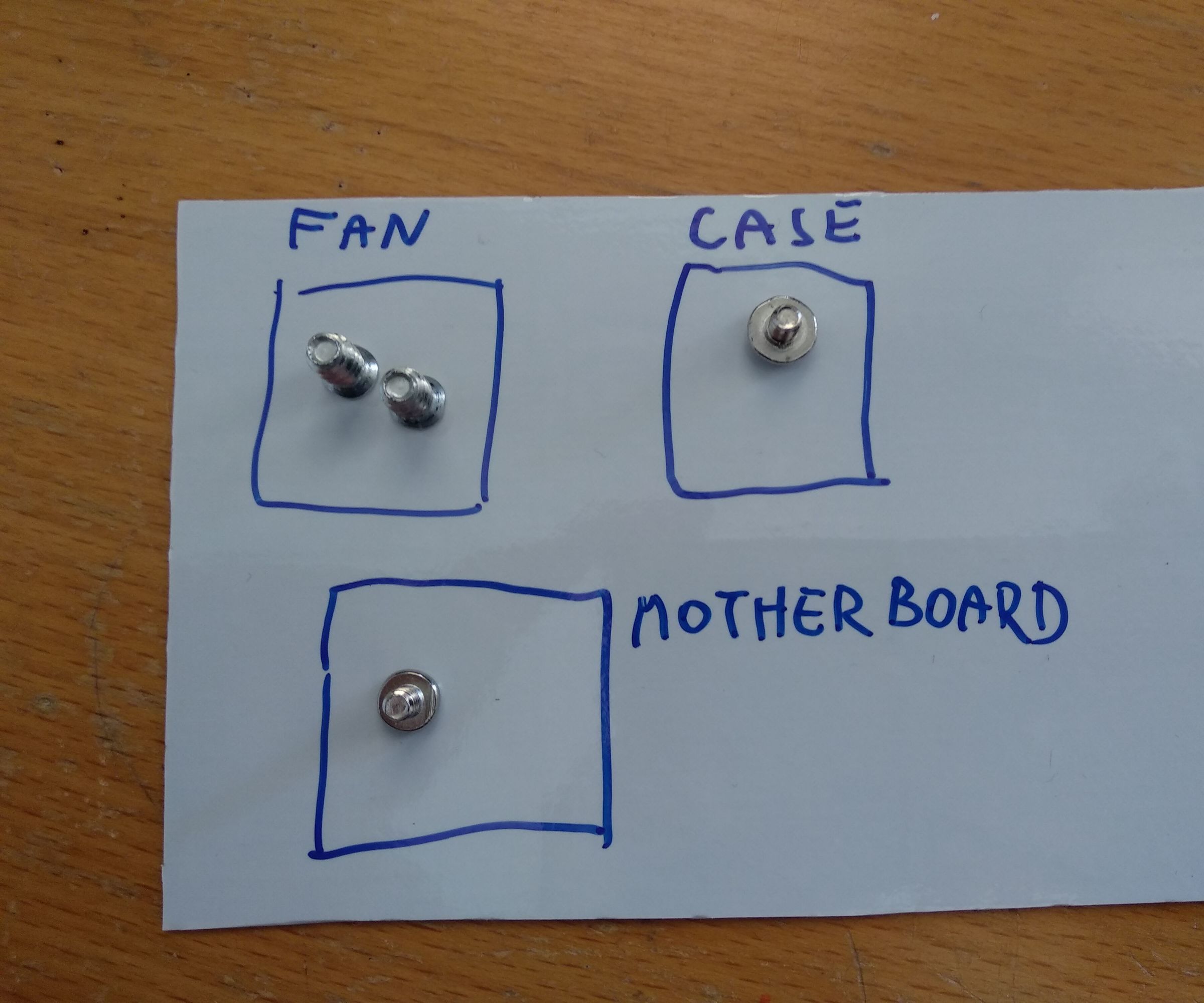 DIY Writable Magnetic Screw Mat From Old Fridge Magnets 