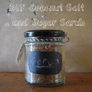 DIY Coconut Salt and Sugar Scrub