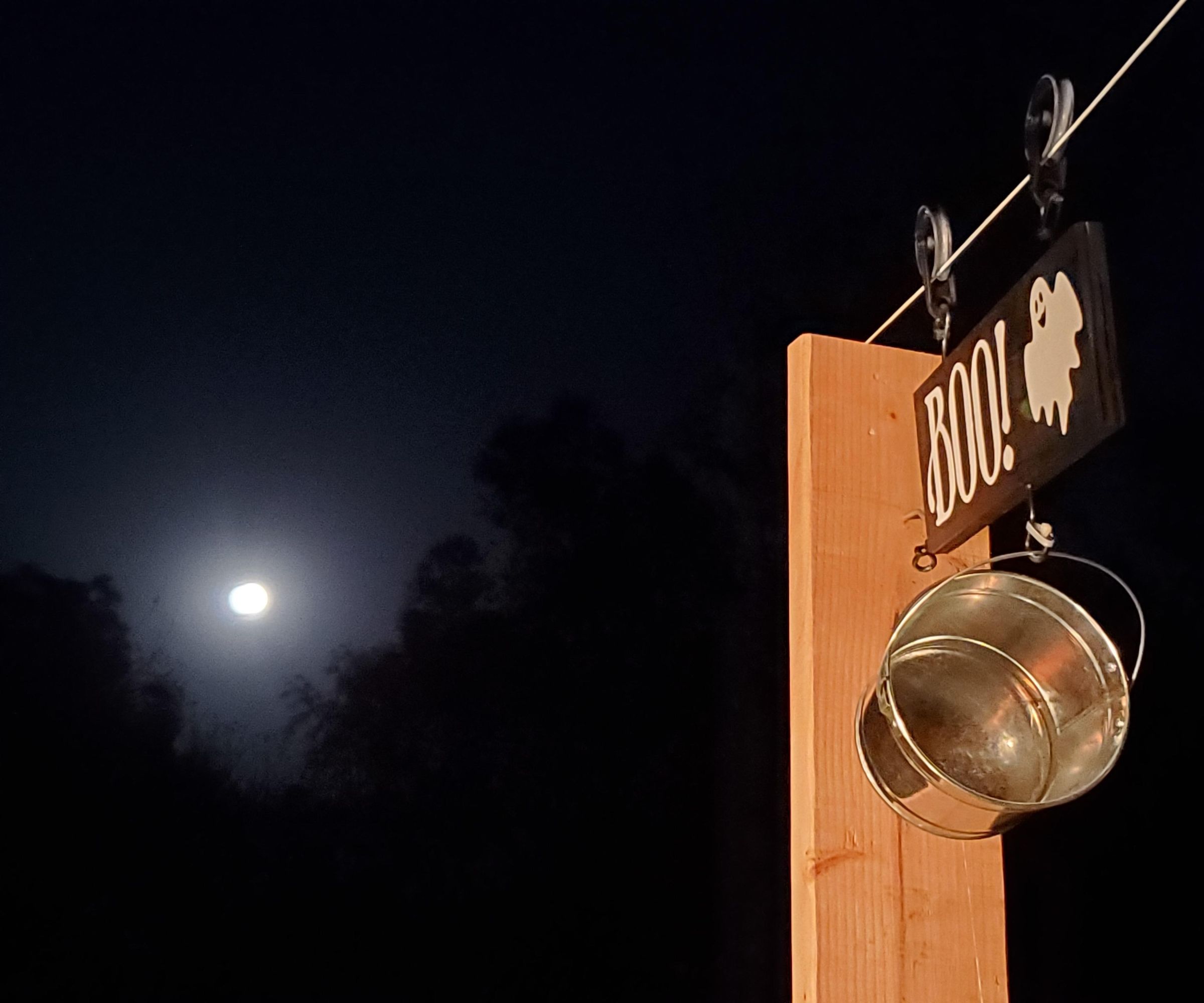 Halloween Candy Zipline