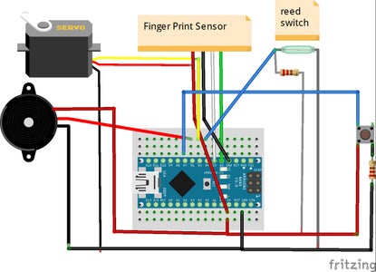 Modular Arduino-powered Fingerprint Door Lock : 8 Steps (with Pictures ...