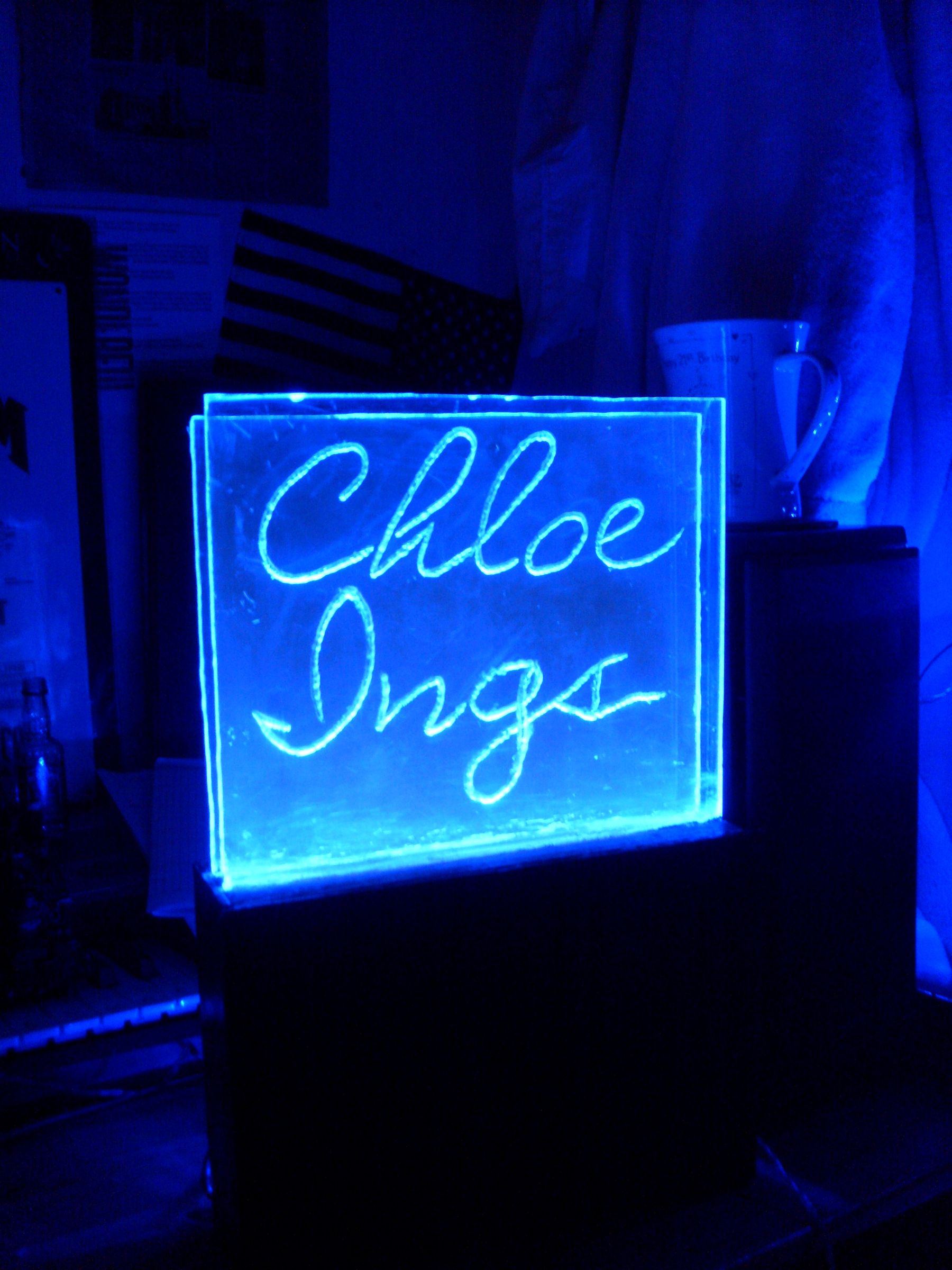 Twin Screen Edge Lit Sign