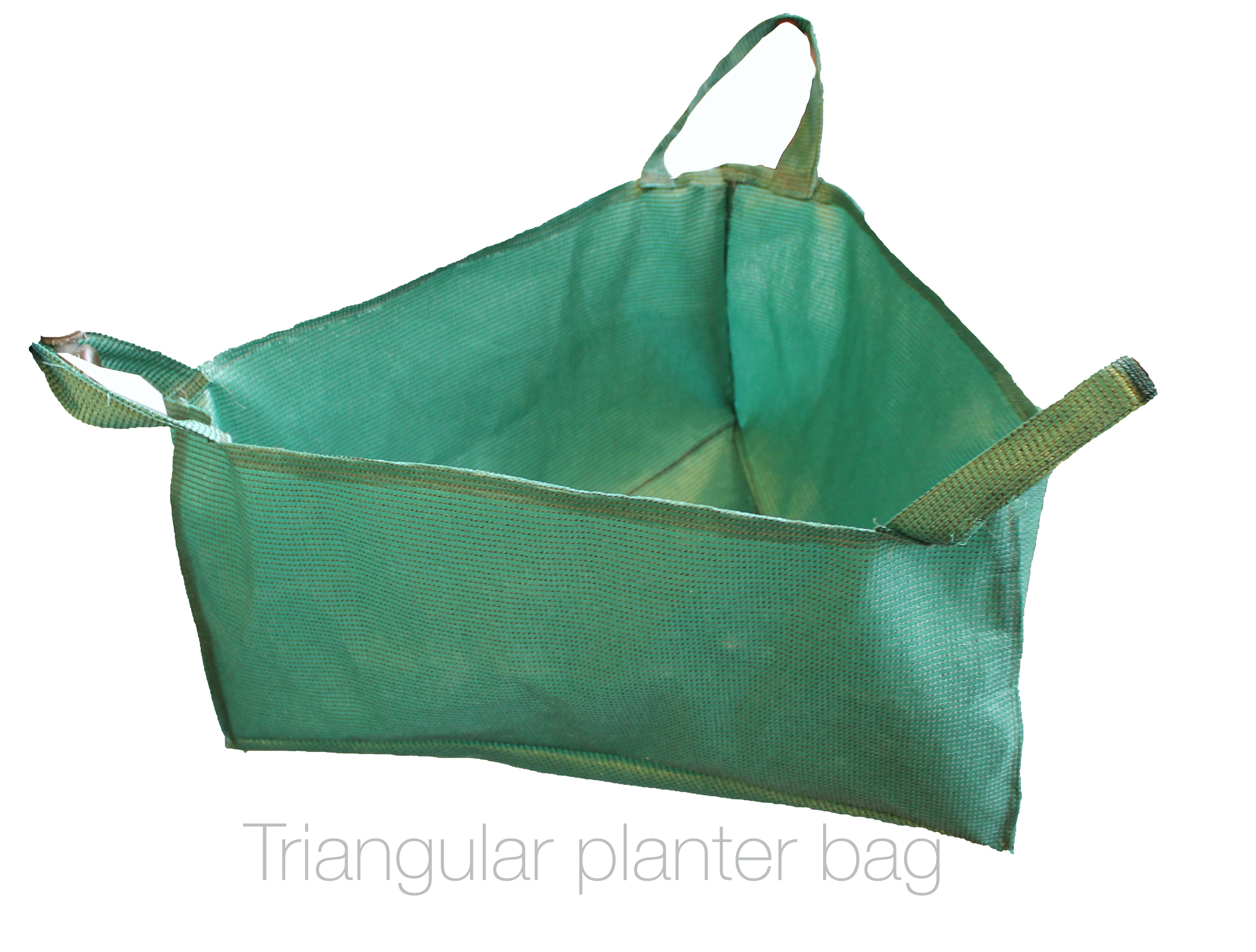 Triangular planter bag