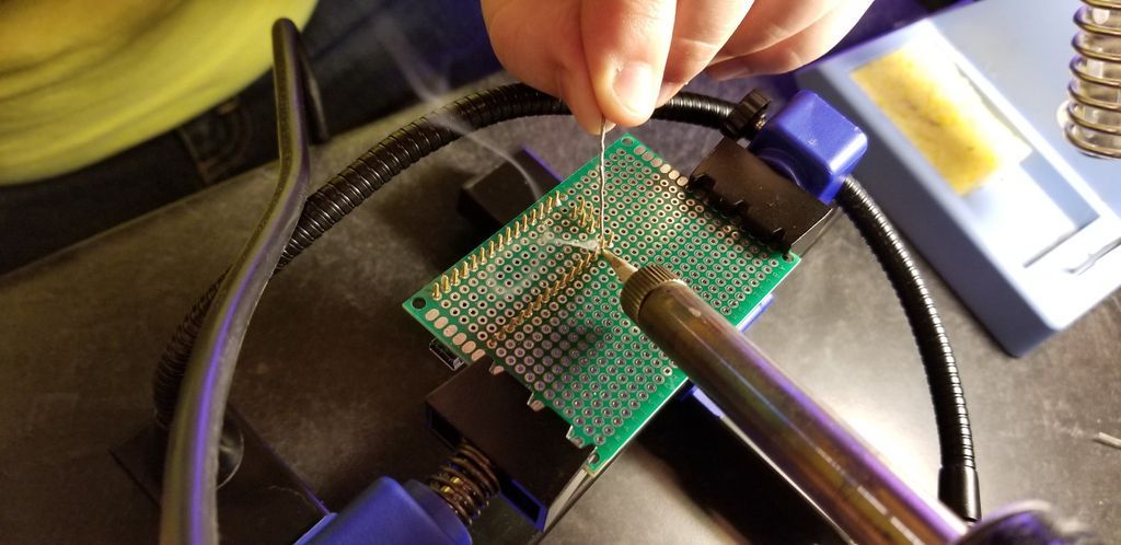 Solder Components to Prototype Board