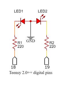 ASSEMBLE THE LED DIODES