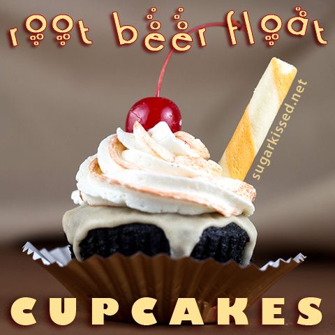 Root Beer Float Cupcakes