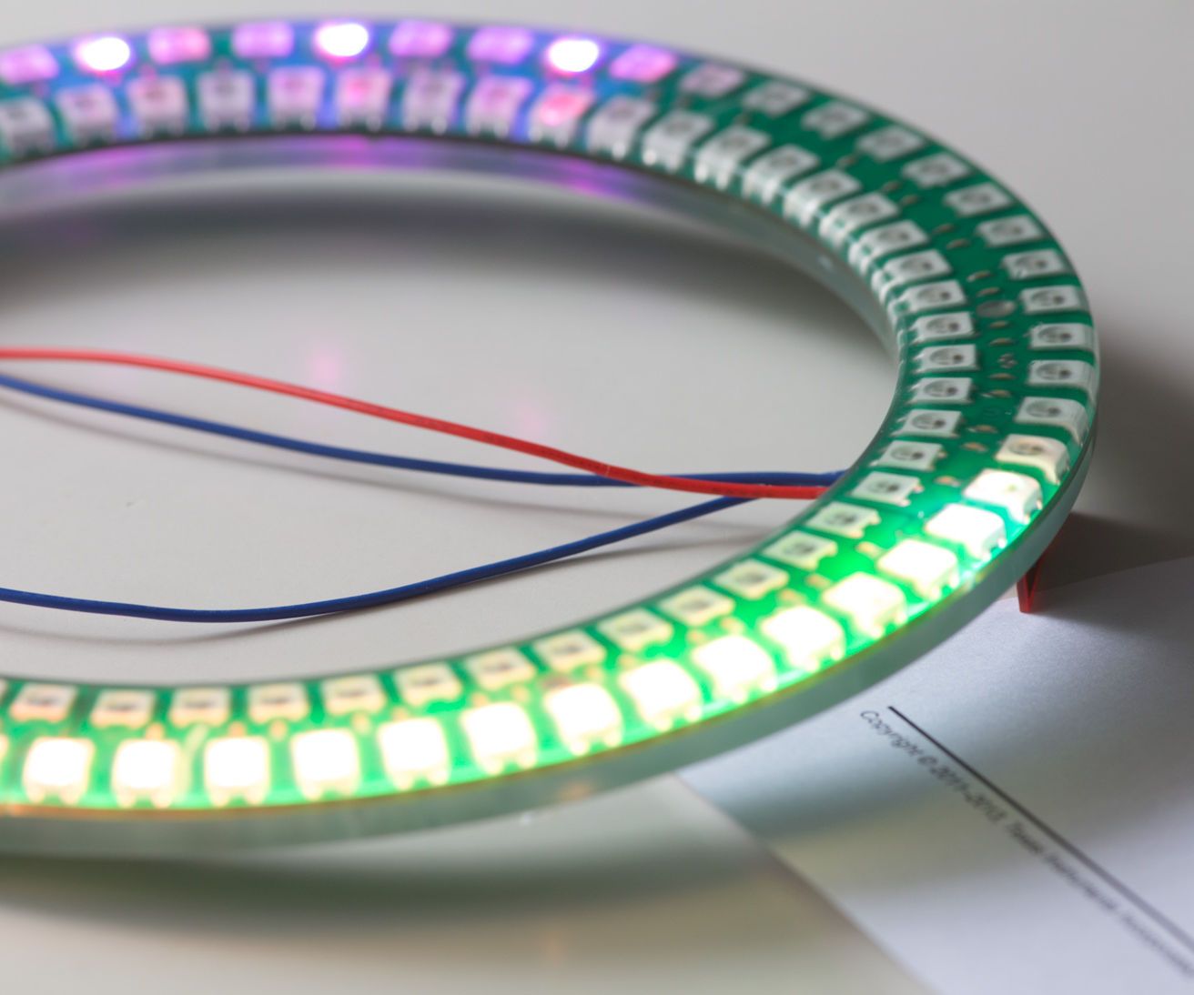 Rainbow Ring Wall Clock