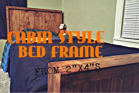 Cabin Style Bed Frame (from 2"x4"s)