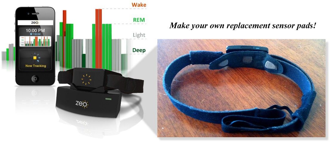 DIY Replacement Zeo Sleep Monitor Headband Sensor