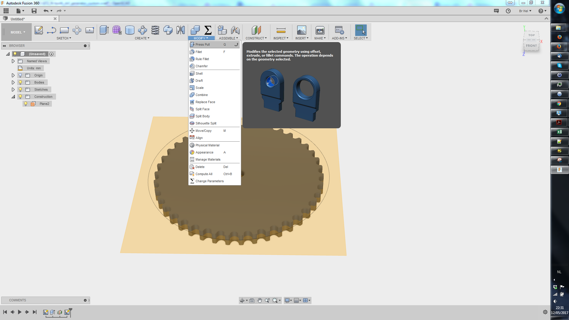 Design a Parametric Pulley (DXF / STL) 3 Steps Instructables