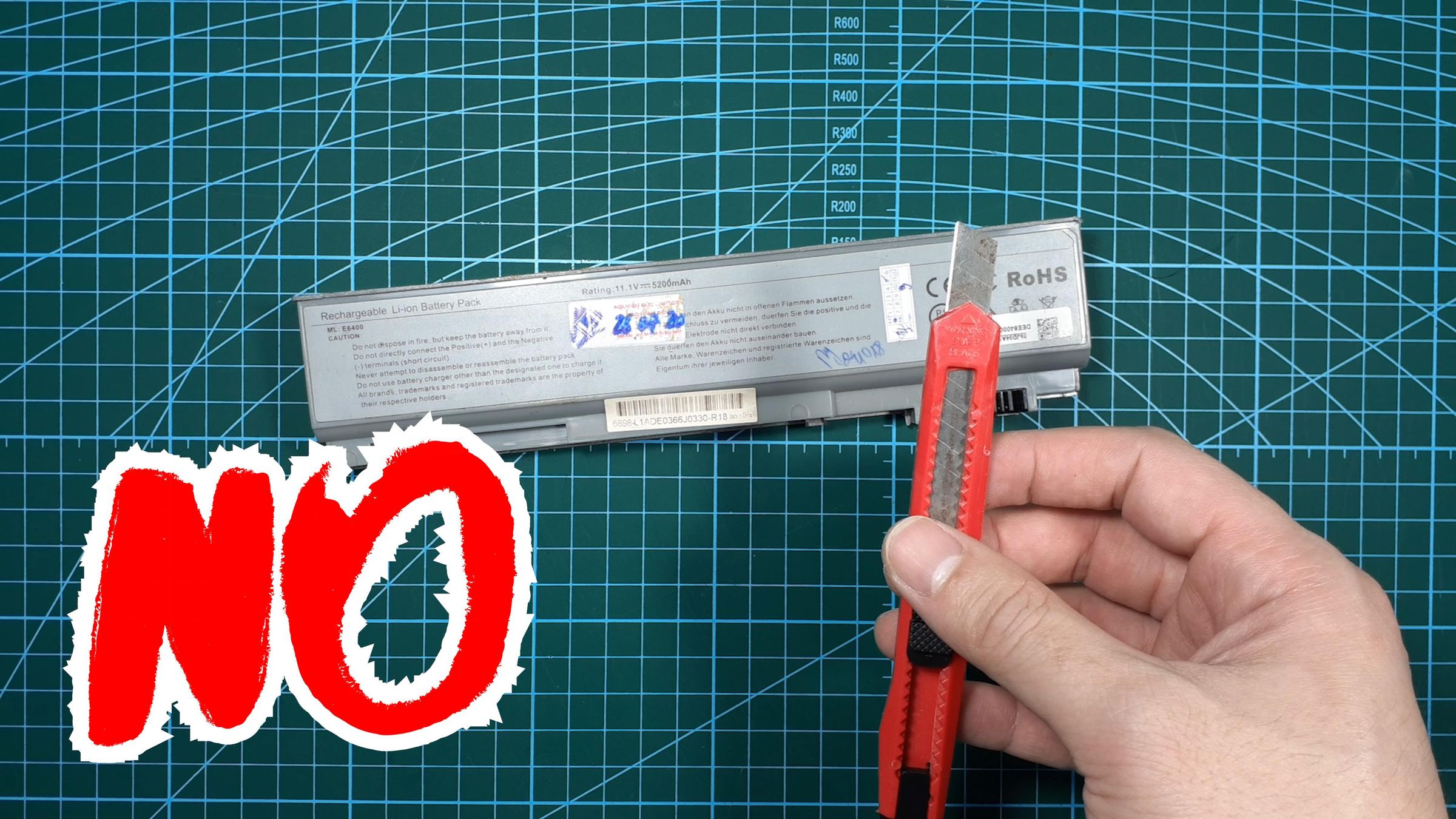 How to Open Laptop Battery and Get 18650 Without Any TOOLS Instructables