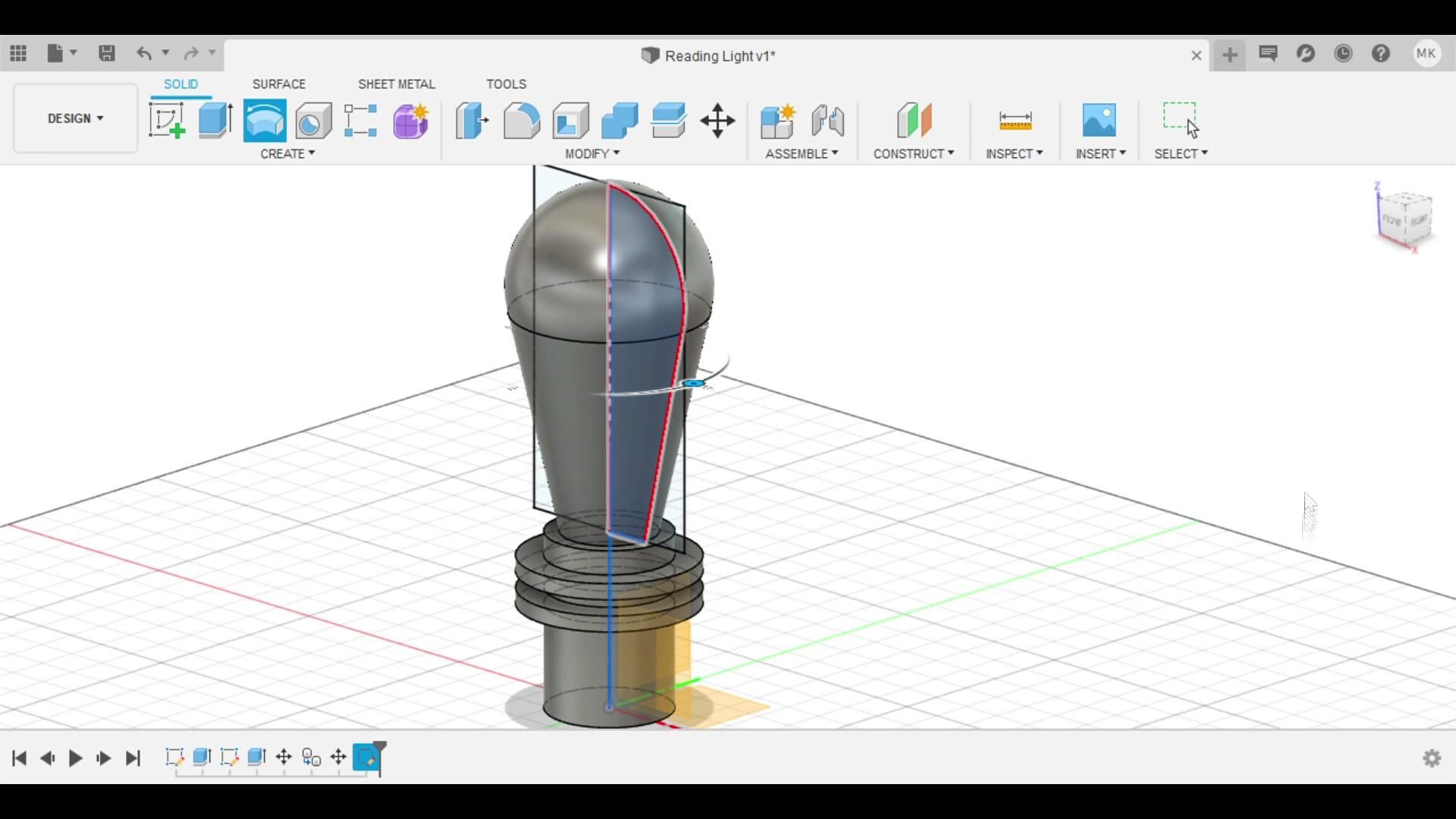 Design and 3D Print a Modern and Cozy Reading Light! : 10 Steps (with ...