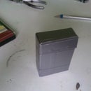 Reinforced duct-tape playing card case.