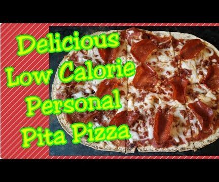 Delicious Low Calorie Pita Pizza