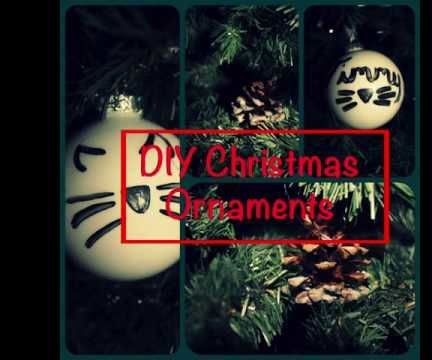 DIY Cat Ornaments