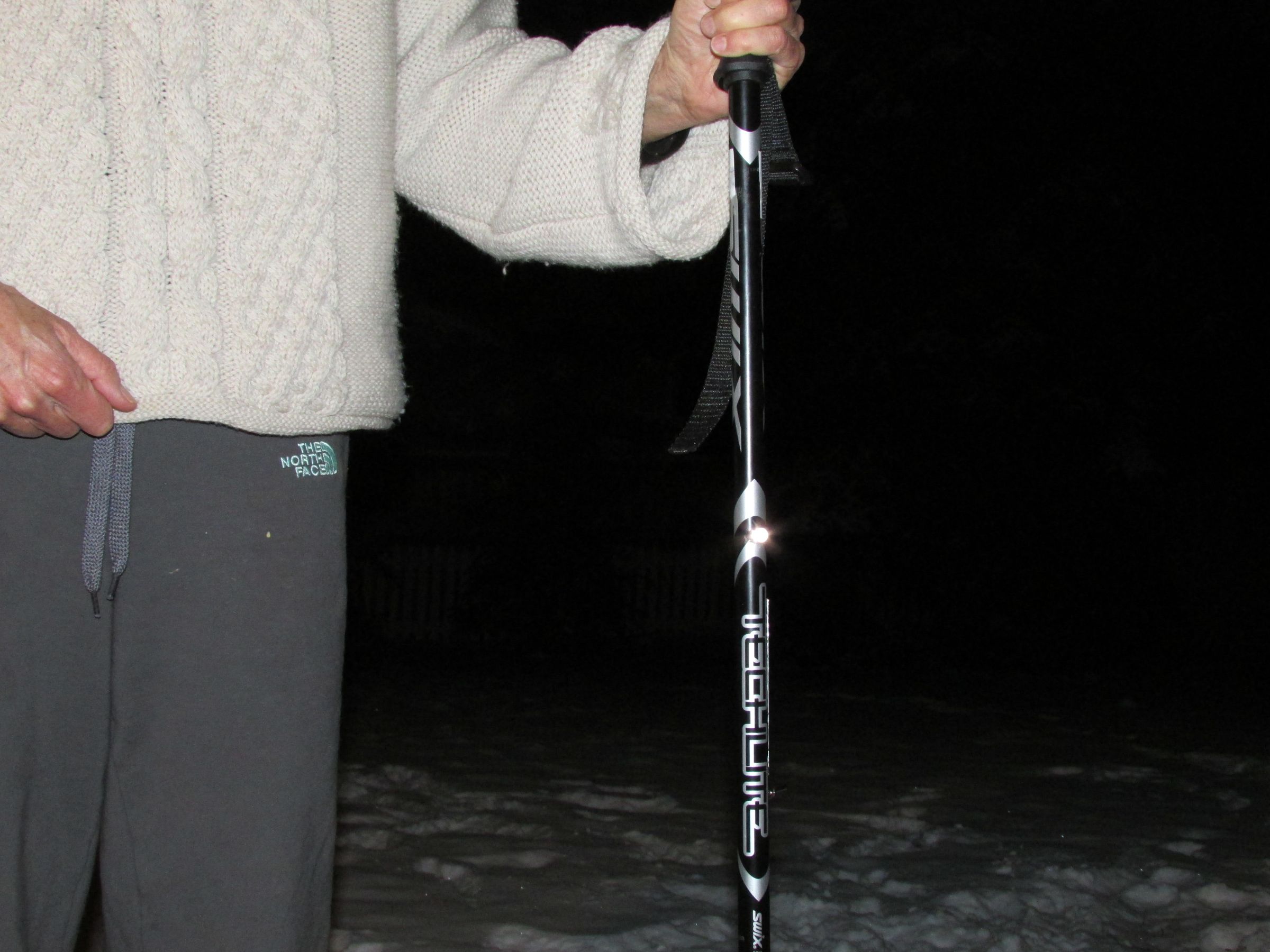 DIY LED Illuminated Trekking Pole Flashlight