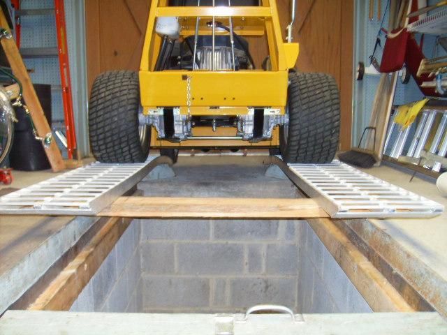 Safely Work Underneath a Large Heavy Mower