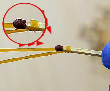 How to Light a Match on a Match