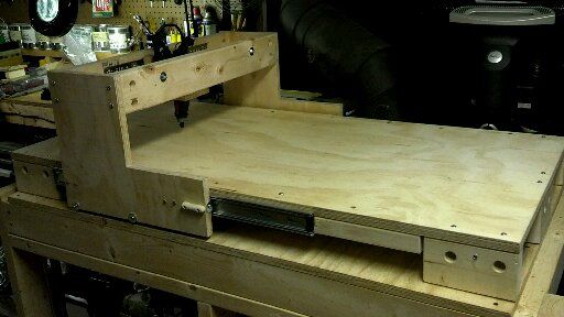 CNC Project Continued - New Gantry Design, Cheap Rails...