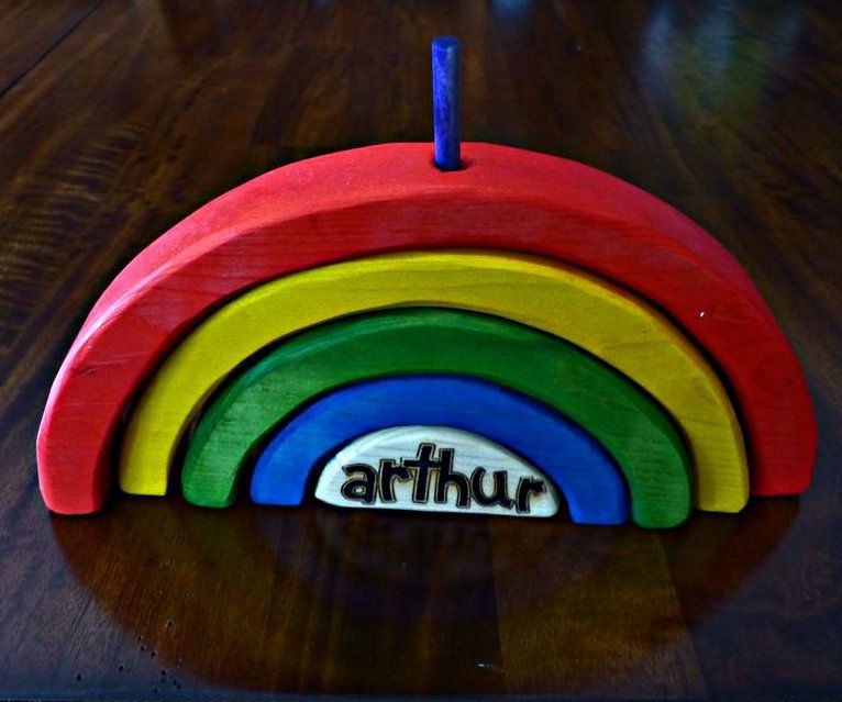 Rainbow Baby Stacking Toy