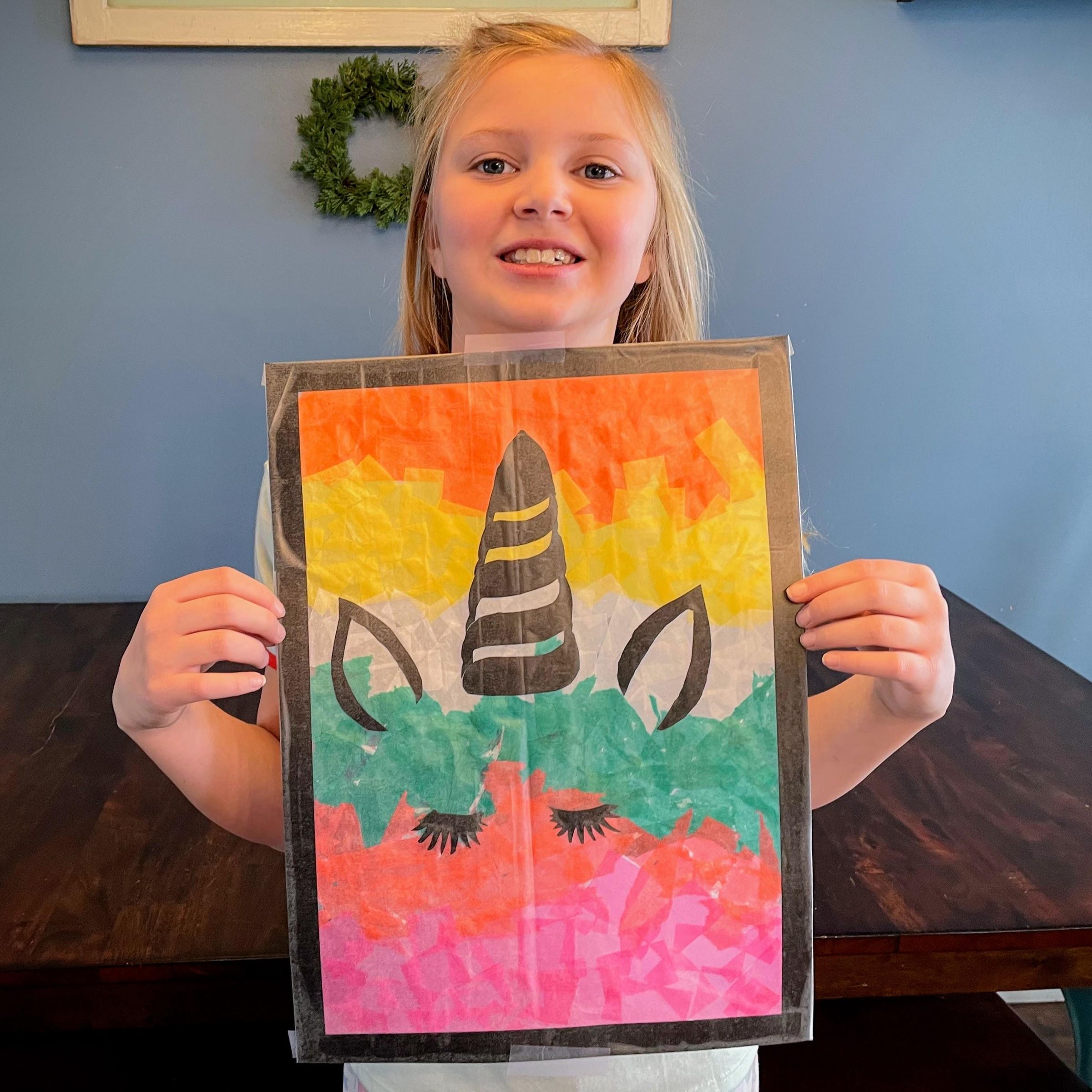 How To Make Faux Stained Glass From Tissue Paper (Any Age) 6 Steps