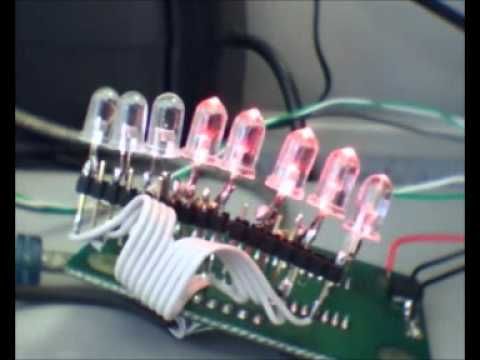 LED VU METER on a Freescale HCS08