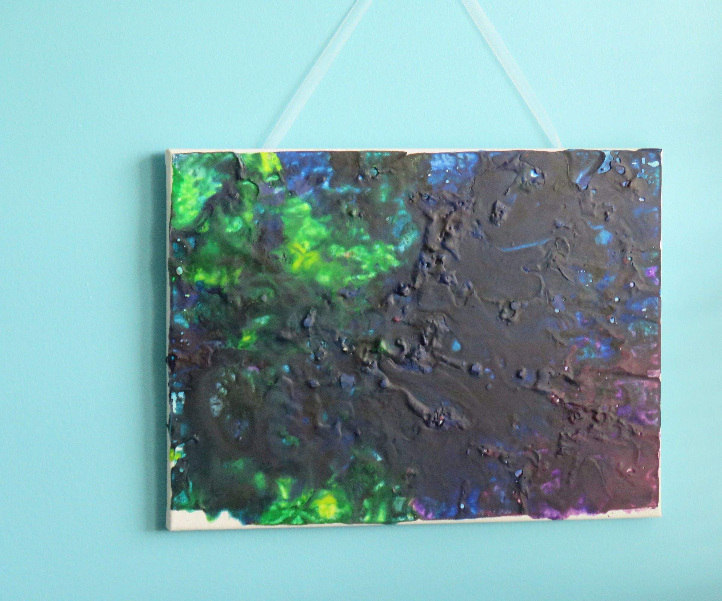 Melted Crayon Art