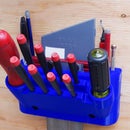 3D Printed Screwdriver, Drill Pen and Ruler Holder