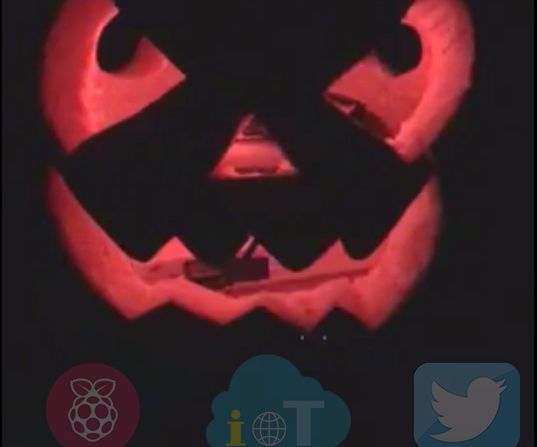 Tweet Pumpkin - Change  LED color via Twitter with Raspberry Pi - IoT