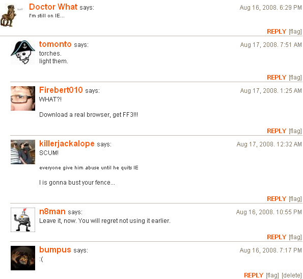 Comments From Inside.