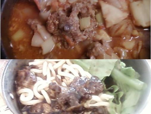 Collagen Thickened Oxtail Stew (or How to Wash Your Soup) and Braised Beef Tendon
