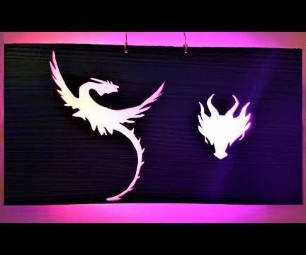 How to Make Backlit Pallet Wall Art