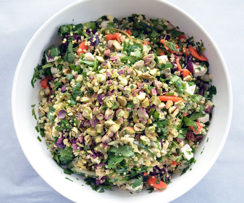 Happy Herbaceous Gluten-Free Grain Salad