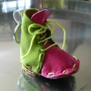 Leather Shoe Key Chain