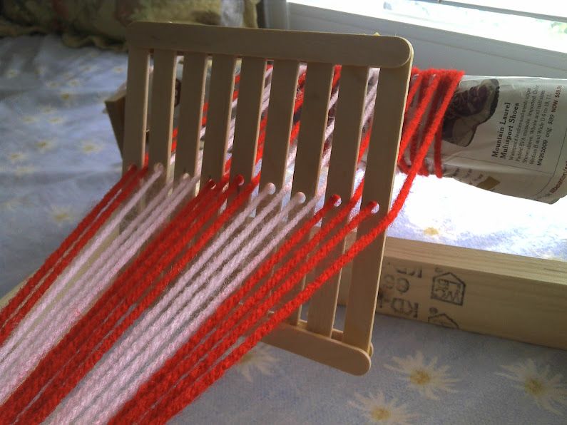Popsicle Sticks Slot & Eye Reed for Weaving (high Dpi)