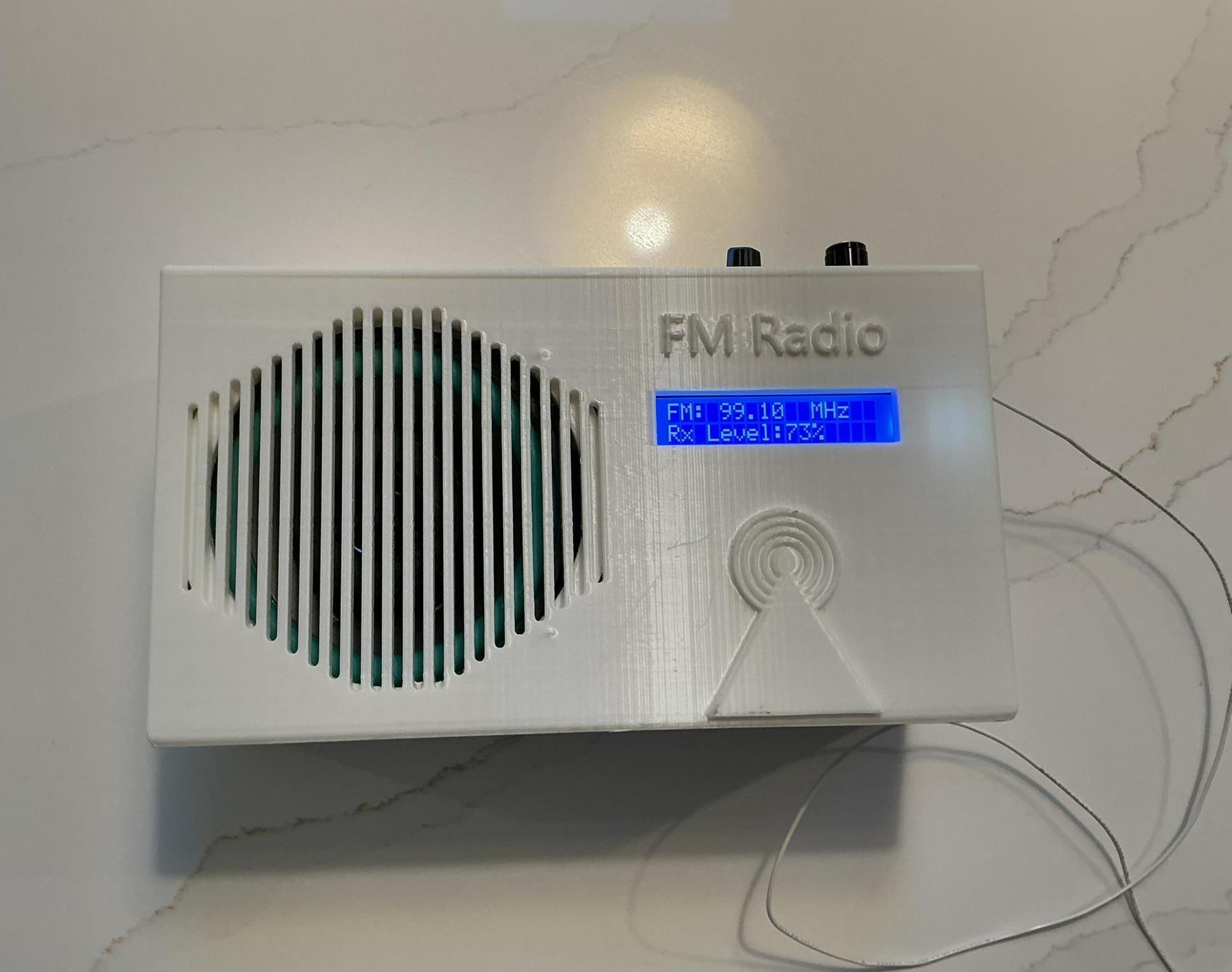 FM Radio With Audio Assist for the Visually Impaired (Version 1.0)